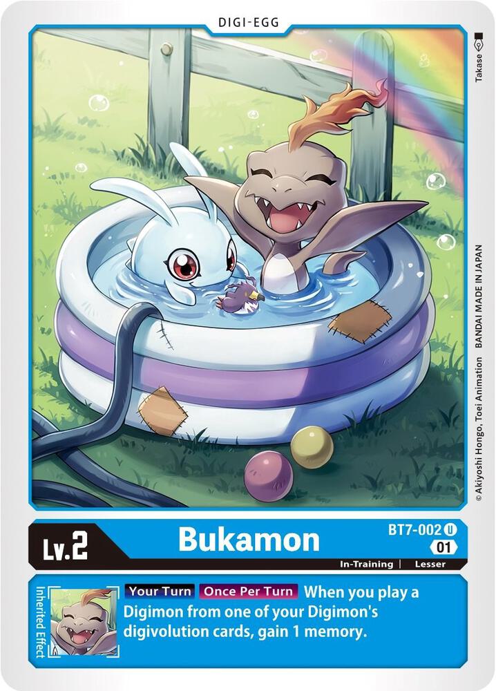 Bukamon BT7-002 U Uncommon Next Adventure Digimon Near Mint