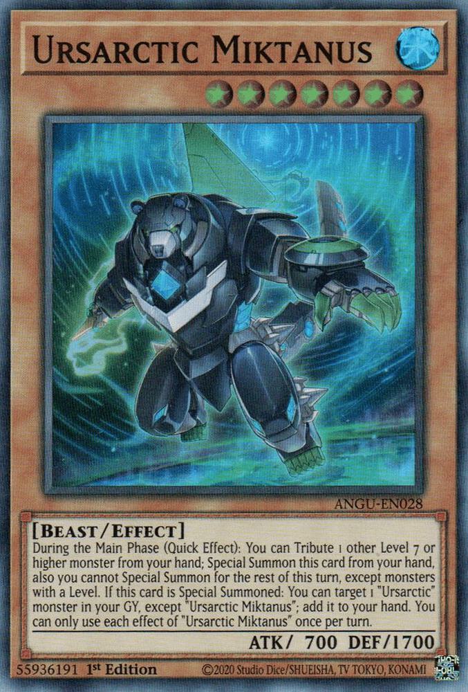 Ursarctic Miktanus ANGU-EN028 Super Rare Ancient Guardians Yu-Gi-Oh Near Mint