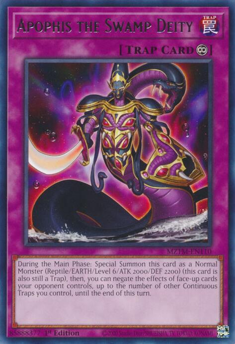 Apophis the Swamp Deity MZTM-EN110 Rare Maze of the Master Yu-Gi-Oh Near Mint