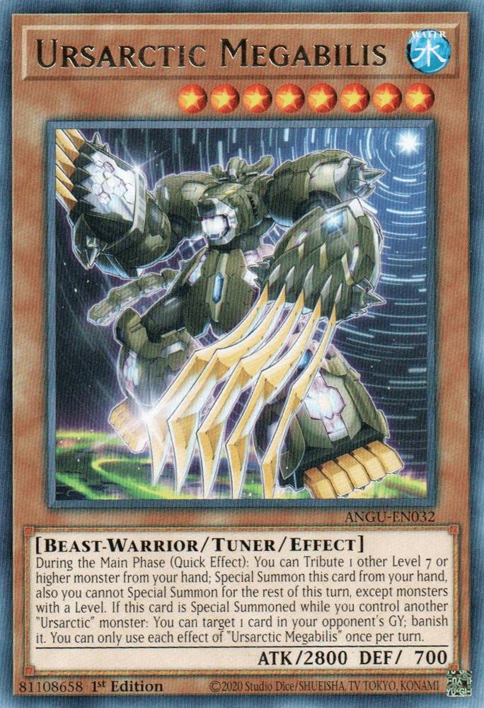 Ursarctic Megabilis ANGU-EN032 Rare Ancient Guardians Yu-Gi-Oh Near Mint