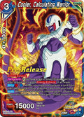 Cooler, Calculating Warrior BT18-141  Pre-Release Cards Dragon Ball Super NM