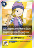 Zoe Orimoto BT7-088 R Rare Next Adventure Digimon Near Mint