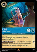 Kida - Creative Thinker 164/204 Rare Archazia's Island Lorcana Cold Foil NM