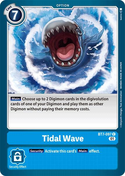 Tidal Wave BT7-097 C Common Next Adventure Digimon Near Mint