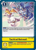 Tactical Retreat! BT4-105 U Uncommon Great Legend Digimon Near Mint