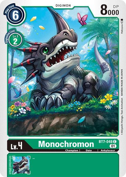 Monochromon BT7-048 C Common Next Adventure Digimon Near Mint