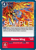 Meteor Wing BT15-089 C Common Exceed Apocalypse Digimon Near Mint