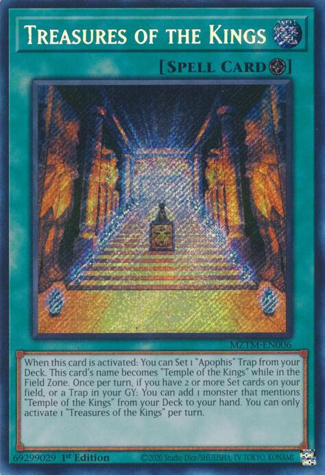 Treasures of the Kings MZTM-EN006 Maze of the Master Yu-Gi-Oh 1st Edition NM