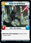 Knight of the Republic 049/257 Twilight of the Republic Star Wars Unlimited NM