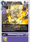 Ginkakumon Promote BT6-075 U Double Diamond Pre-Release Cards Digimon NM
