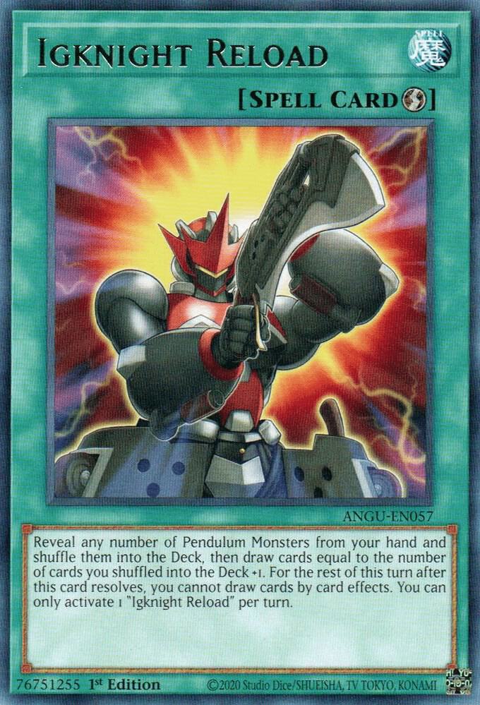 Igknight Reload ANGU-EN057 Rare Ancient Guardians Yu-Gi-Oh Near Mint