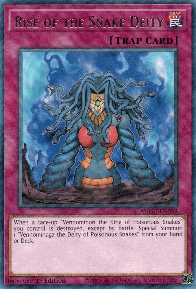 Rise of the Snake Deity ANGU-EN059 Rare Ancient Guardians Yu-Gi-Oh Near Mint