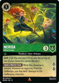 Merida - Gifted Archer 89/204 Rare Wilds Unknown Lorcana Cold Foil Near Mint