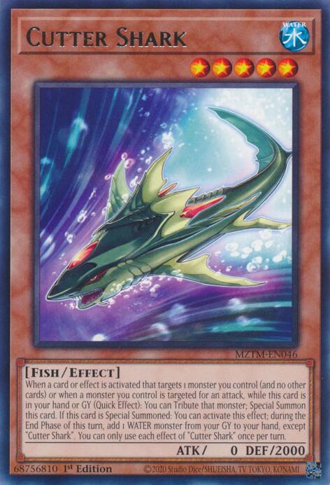 Cutter Shark MZTM-EN046 Rare Maze of the Master Yu-Gi-Oh Near Mint