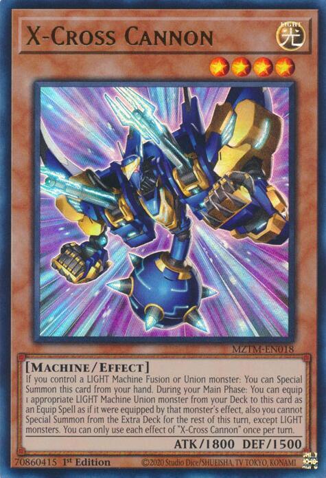 X-Cross Cannon MZTM-EN018 Ultra Rare Maze of the Master Yu-Gi-Oh 1st Edition NM