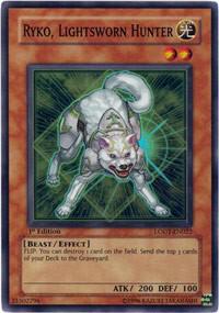 Ryko, Lightsworn Hunter LODT-EN022 Light of Destruction Yu-Gi-Oh Unlimited NM