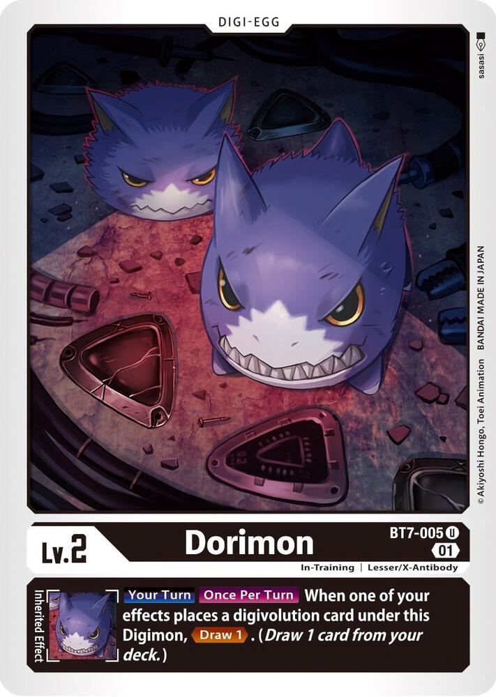Dorimon BT7-005 U Uncommon Next Adventure Digimon Near Mint
