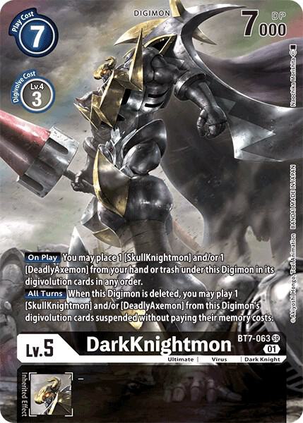 DarkKnightmon (Alternate Art) BT7-063 SR Super Rare Next Adventure Digimon NM