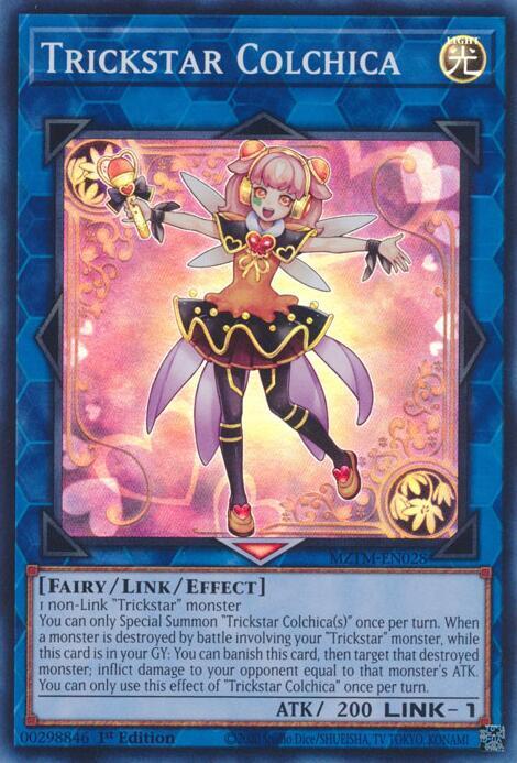 Trickstar Colchica MZTM-EN028 Super Rare Maze of the Master Yu-Gi-Oh Near Mint