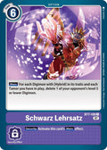 Schwarz Lehrsatz BT7-108 C Common Next Adventure Digimon Near Mint