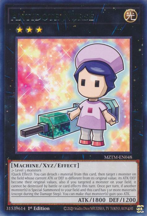 Antidote Nurse MZTM-EN048 Rare Maze of the Master Yu-Gi-Oh Near Mint