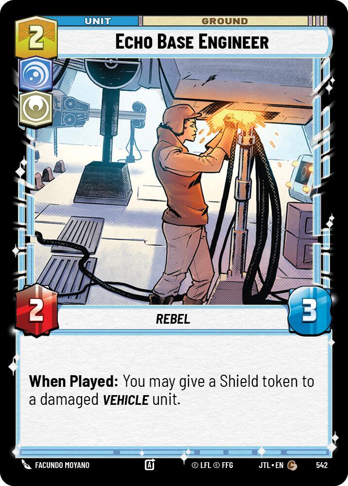 Echo Base Engineer (Foil) 542 Jump to Lightspeed Star Wars Unlimited Foil NM