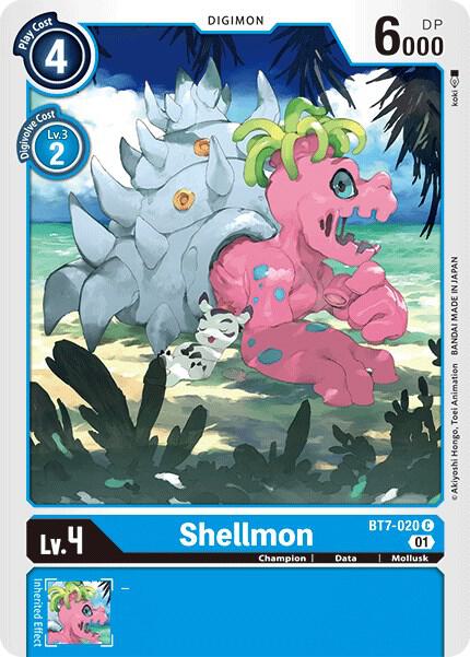 Shellmon BT7-020 C Common Next Adventure Digimon Near Mint