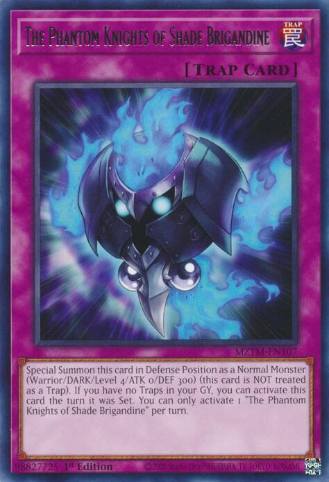 The Phantom Knights of Shade Brigandine MZTM-EN107 Yu-Gi-Oh NM