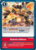 Atomic Inferno BT4-098 C Common Great Legend Digimon Near Mint