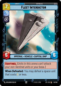 Fleet Interdictor 040/262 Common Jump to Lightspeed Star Wars Unlimited NM