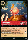 Tinker Bell - Temperamental Fairy 115/204 Whispers in the Well Lorcana Cold Foil
