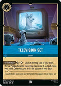 Television Set 178/204 Common Reign of Jafar Lorcana Cold Foil Near Mint