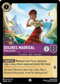 Dolores Madrigal - Within Earshot 78/204 Common Archazia's Island Lorcana NM