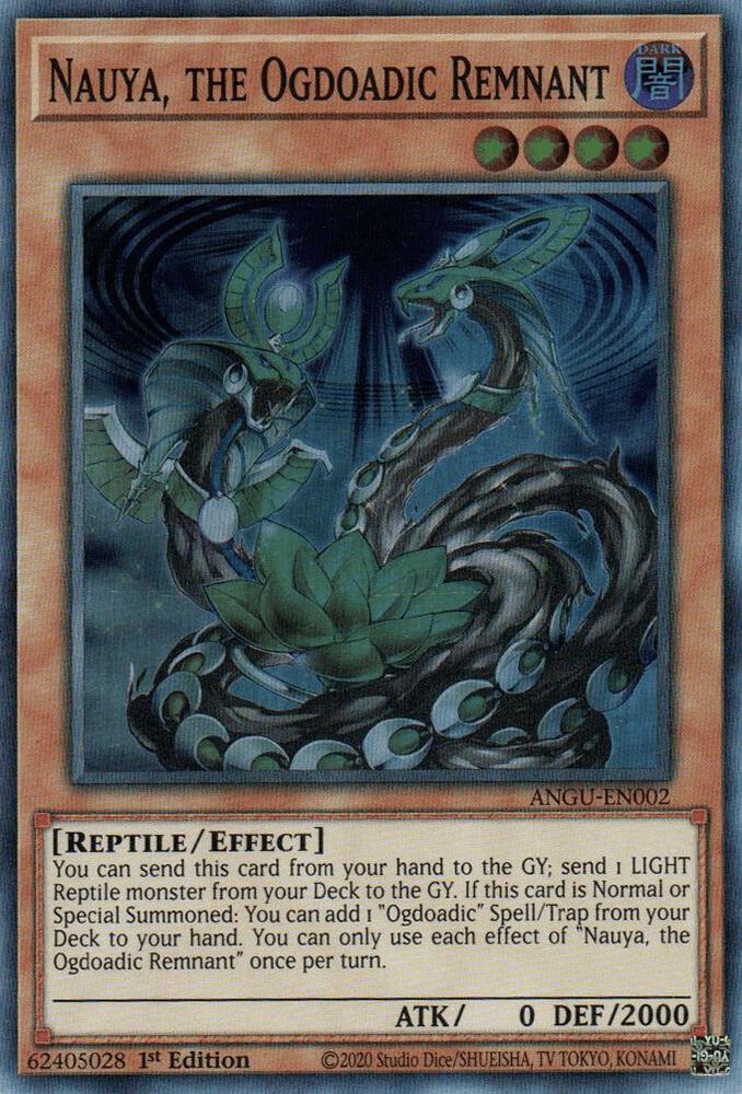Nauya, the Ogdoadic Remnant ANGU-EN002 Super Rare Ancient Guardians Yu-Gi-Oh NM