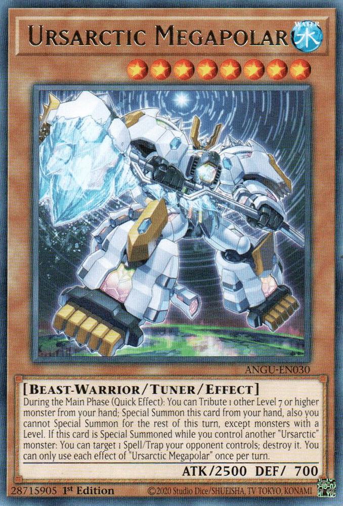 Ursarctic Megapolar ANGU-EN030 Rare Ancient Guardians Yu-Gi-Oh Near Mint