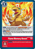 Flame Memory Boost! BT7-092 C Common Next Adventure Digimon Near Mint