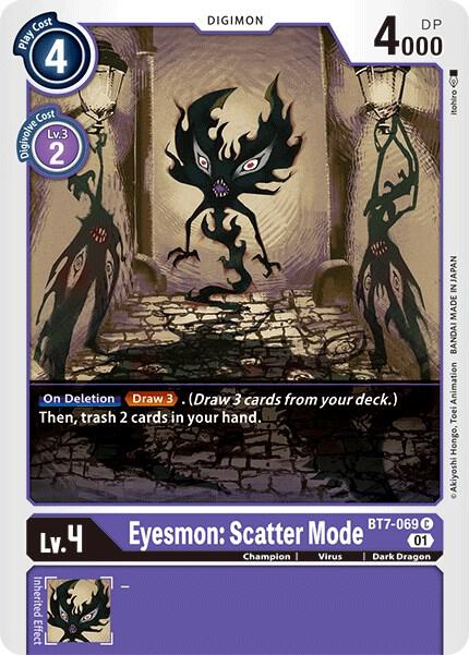 Eyesmon: Scatter Mode BT7-069 C Common Next Adventure Digimon Near Mint