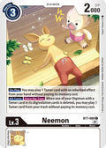 Neemon BT7-080 C Common Next Adventure Digimon Near Mint