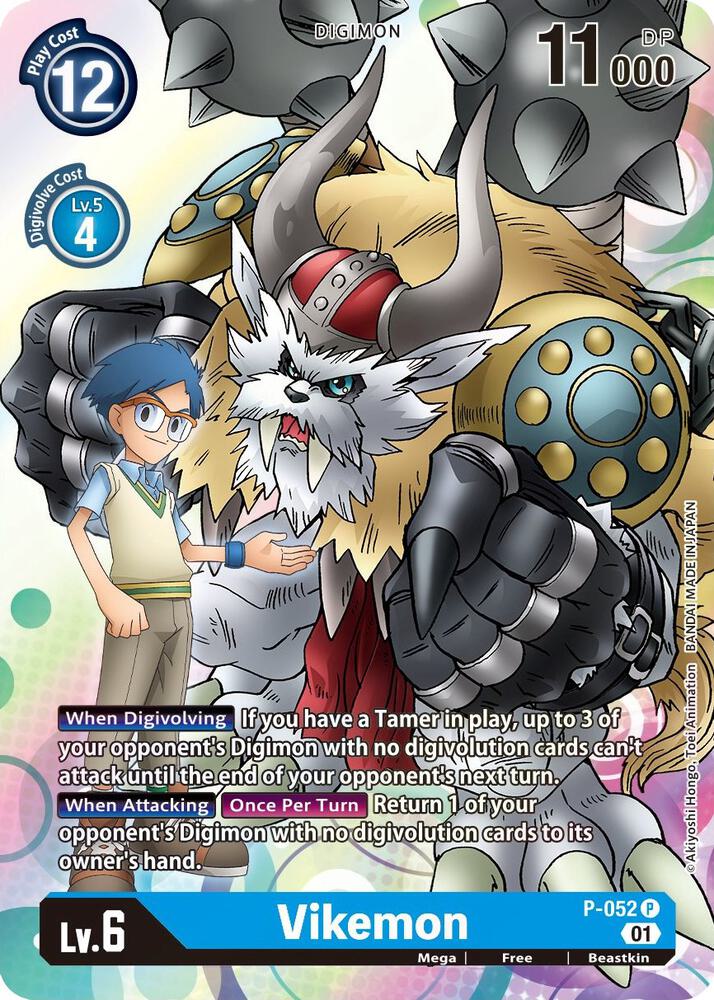 Vikemon P-052 P Promo Digimon Promotion Cards Digimon Near Mint