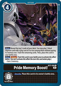 Pride Memory Boost! BT7-105 U Uncommon Next Adventure Digimon Near Mint