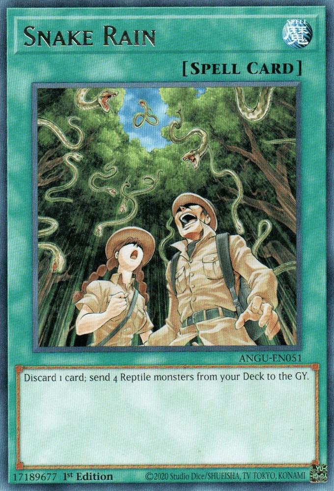 Snake Rain ANGU-EN051 Rare Ancient Guardians Yu-Gi-Oh Near Mint