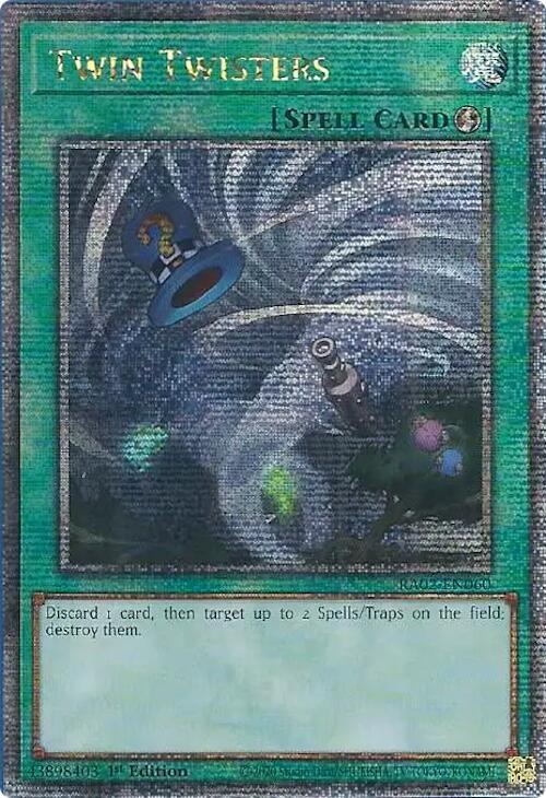 Twin Twisters QCSR RA02-EN060 25th Anniversary Rarity Collection II Yu-Gi-Oh NM