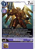 Rhihimon BT7-075 U Uncommon Next Adventure Digimon Near Mint