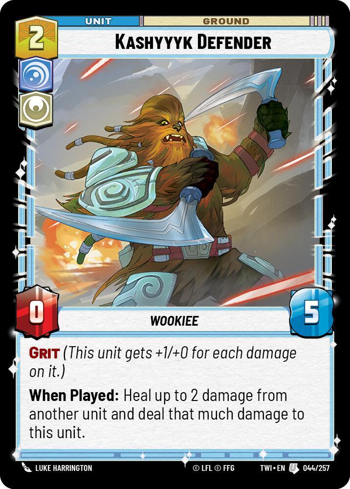 Kashyyyk Defender 044/257 Twilight of the Republic Star Wars Unlimited NM