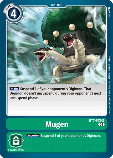 Mugen BT7-103 U Uncommon Next Adventure Digimon Near Mint