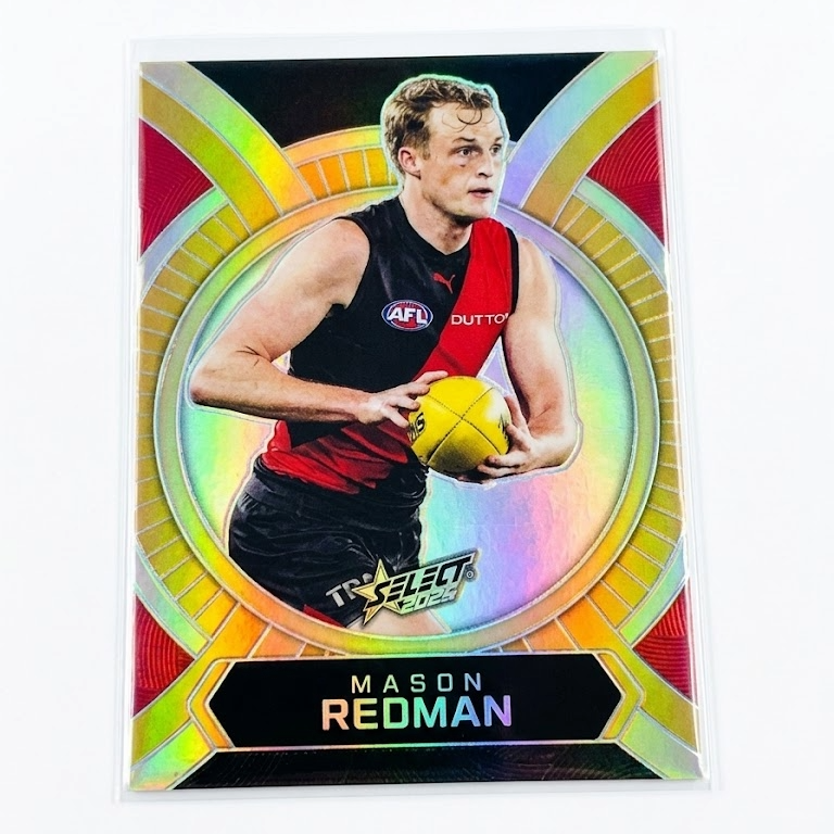 2026 Select AFL Footy Stars Mason Redman Luminous Insert LB49 Essendon Bombers