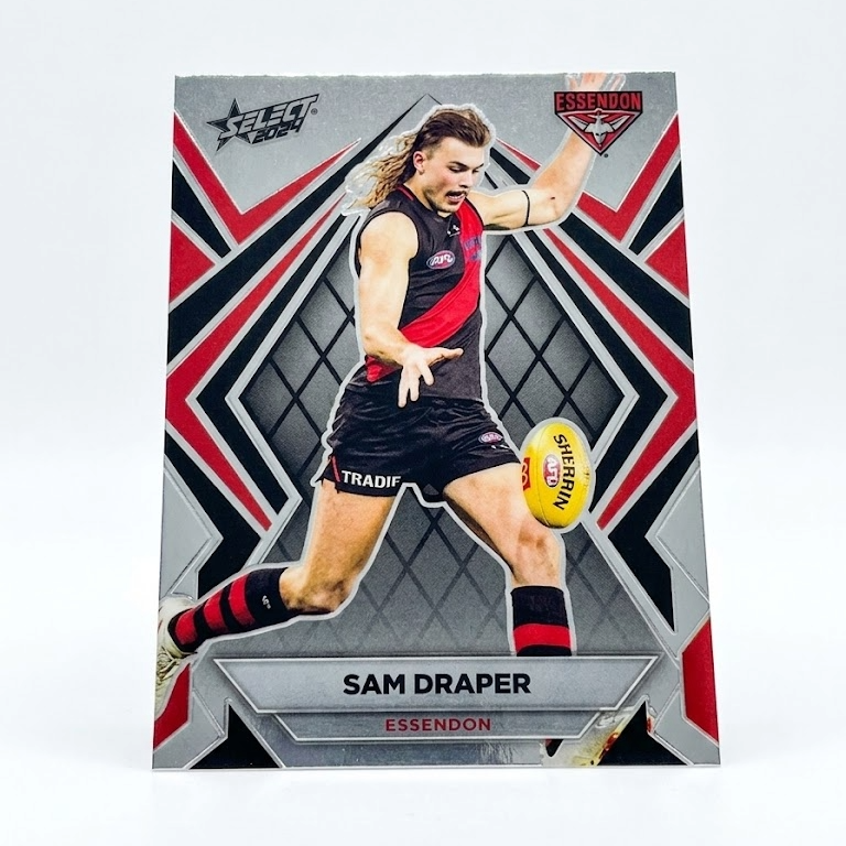 2024 Select AFL Footy Stars Sam Draper Essendon Bombers Base Card