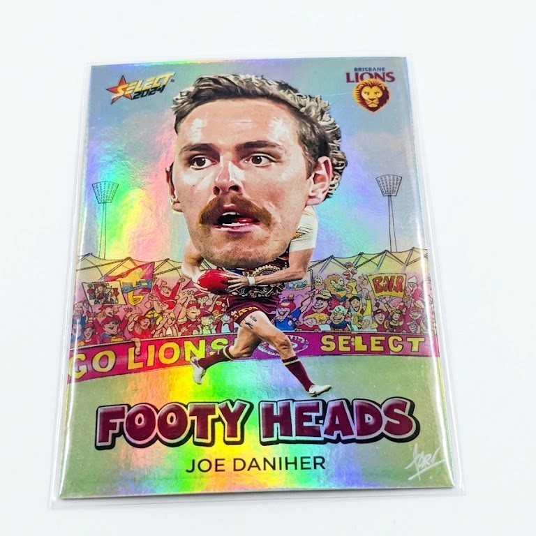 2024 Select AFL Footy Stars ��� Footy Heads ��� Joe Daniher (FH9) Brisbane Lions