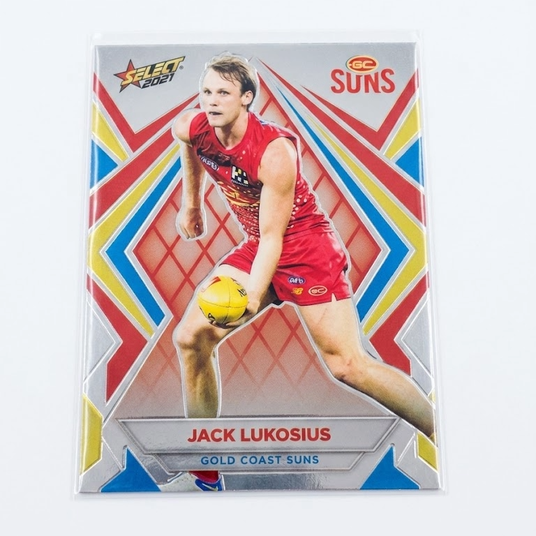 Jack Lukosius 2024 Select Footy Stars Luminous Base Card | Gold Coast Suns AFL