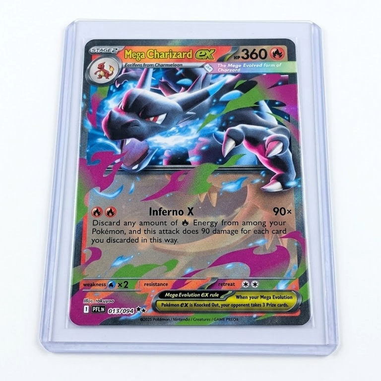 Pok��mon TCG Mega Charizard X ex 013/094 Phantasmal Flames PFL Double Rare NM